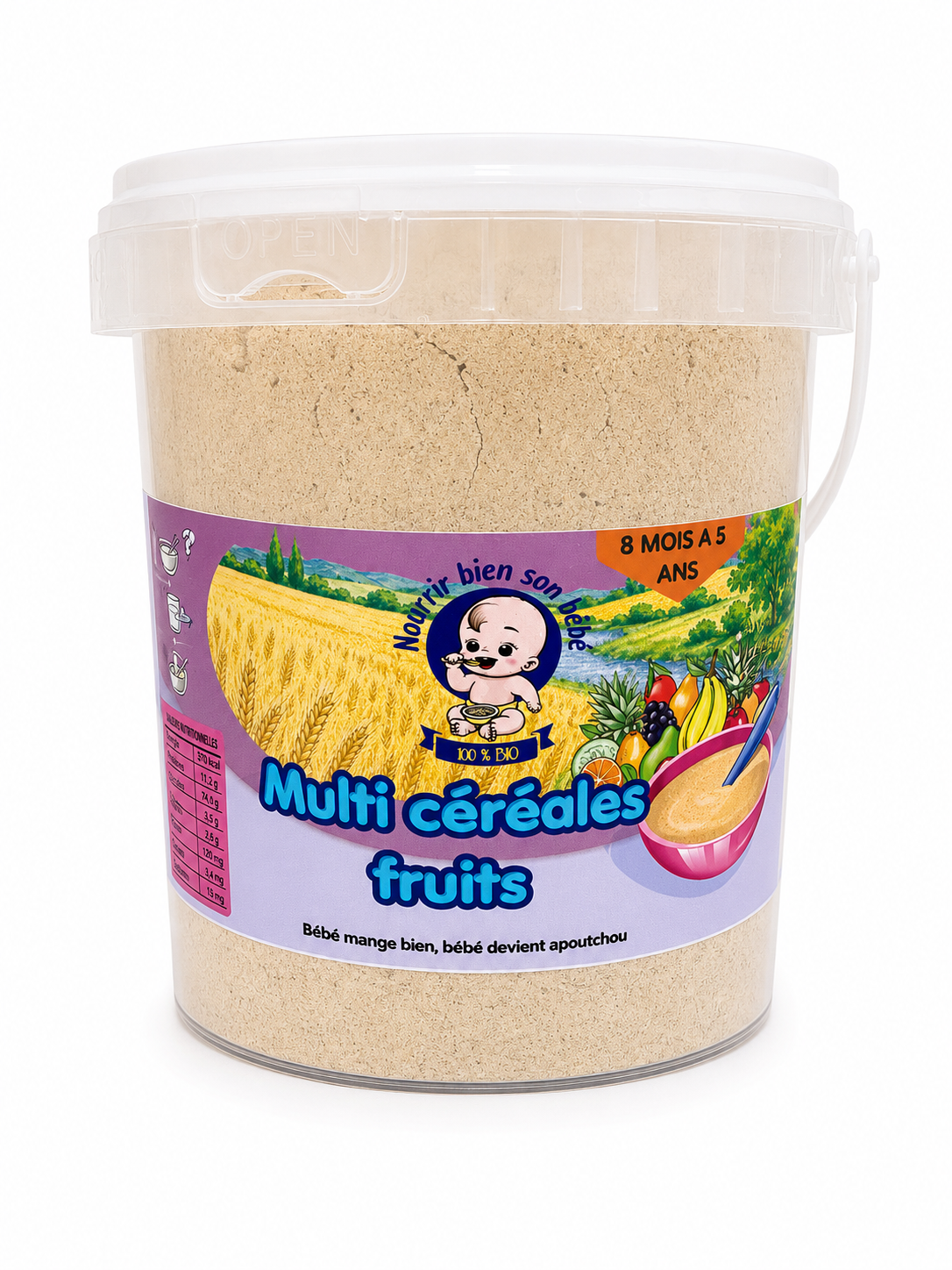 Multi cereales fruits